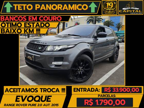 LAND ROVER RANGE ROVER EVOQUE 2.0 PURE TECH 4WD 16V GASOLINA 4P AUTOMÁTICO LAND ROVER RANGE ROVER EVOQUE 2.0 PURE TECH 4WD 16V GASOLINA 4P AUTOMÁTICO